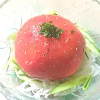 Snapdishの料理写真:まるごとトマトサラダ|パセリさん