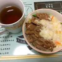 牛とろろサラダそうめん|ともさん