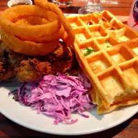 Snapdishの料理写真:Chicken&Waffle|enJOYさん