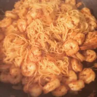 Snapdishの料理写真:Lemon Paprika Shrimp with Angel Hair|Anna Margaretさん