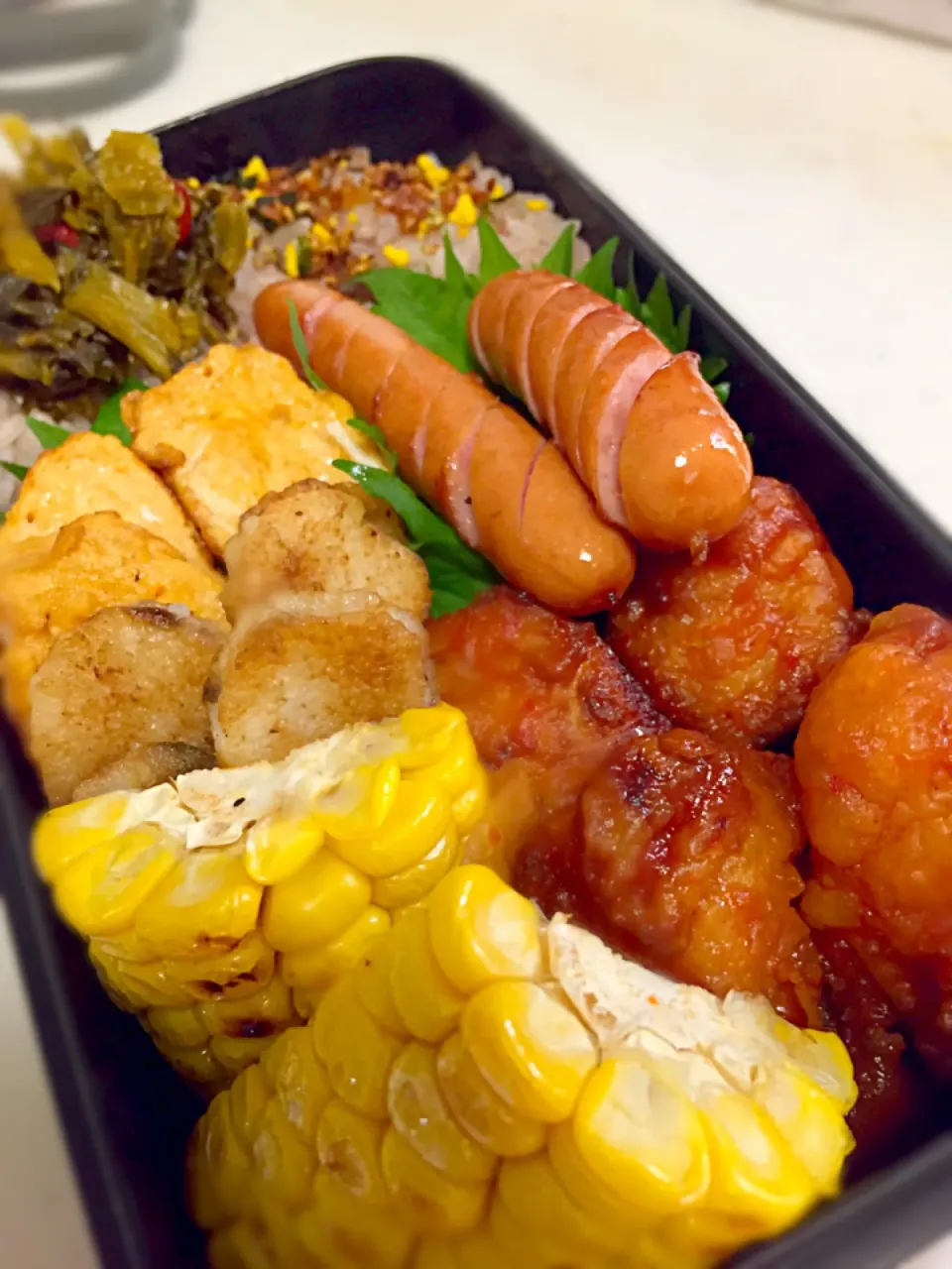 今日の旦那弁当〜❤️甘辛チキン🍱お手製甘辛ダレで‼︎|hst117さん