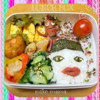 Snapdishの料理写真:息子弁当  オカリナ