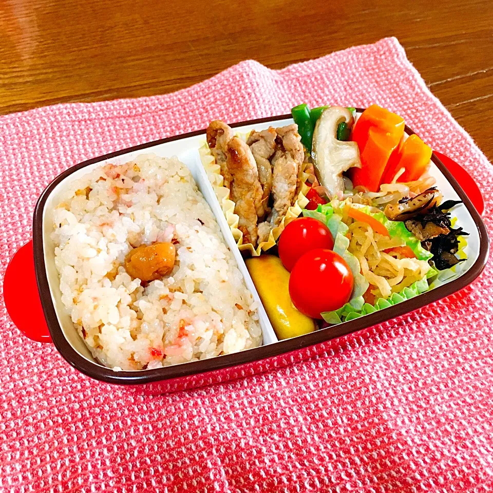 生姜焼きと野菜たっぷり夏バテ防止弁当|wanaminさん