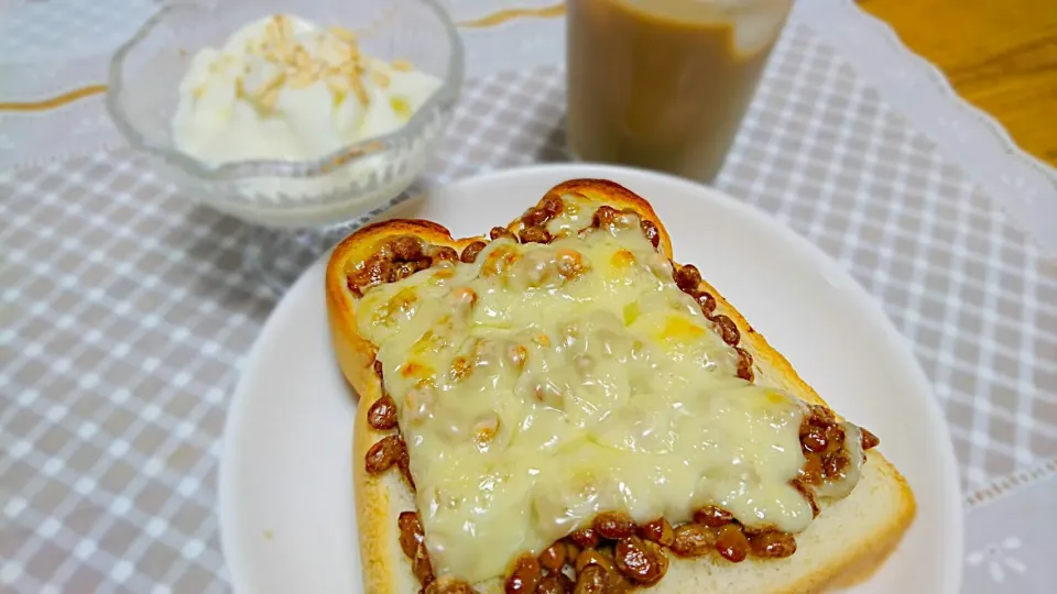 納豆チーズトースト(*^.^*)|ギルママさん