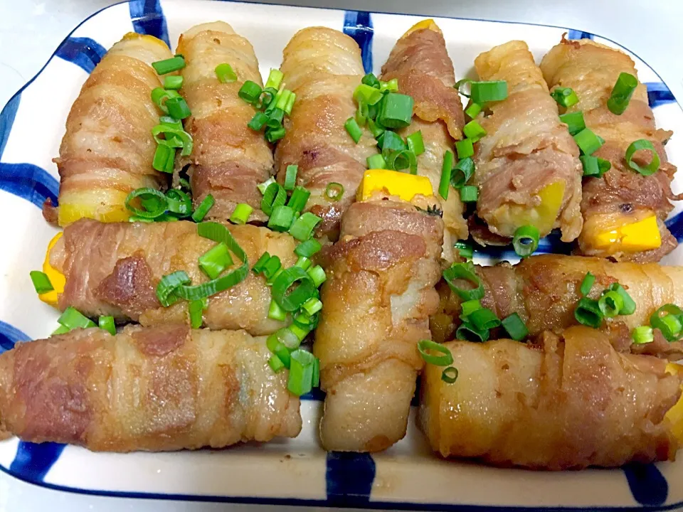 ズッキーニのニンニク醤油味の肉巻き|寧々栄養士さん