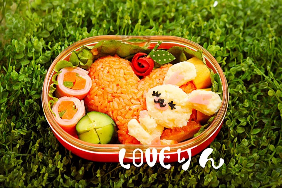 うさぎのモフィのお弁当|LOVEりんさん