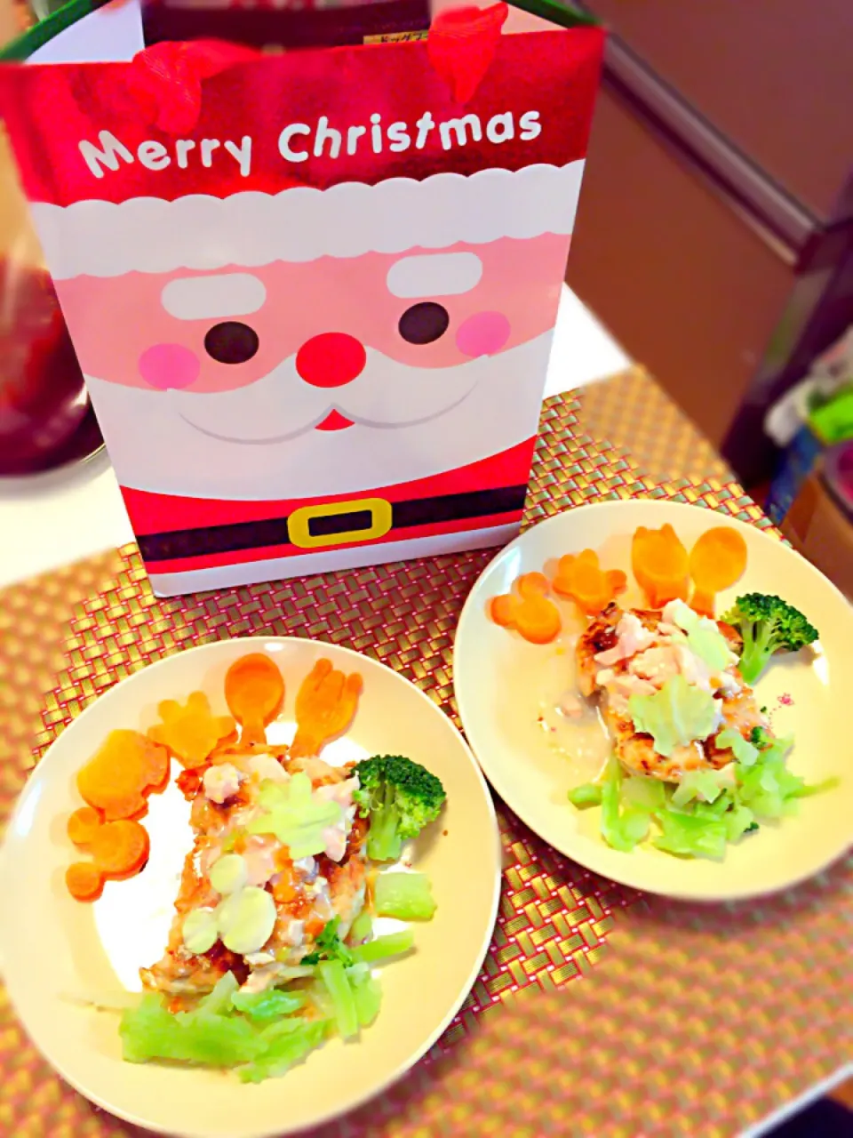 ♡Xmas♡Verわんちゃんご飯|こぶぶさん