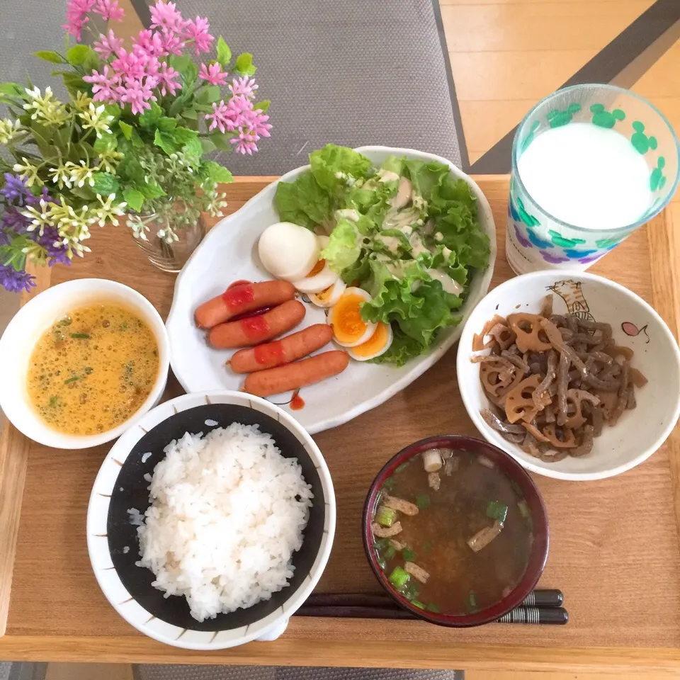 Snapdishの料理写真:7/15❤︎主人の朝ごはん❤︎|Makinsさん