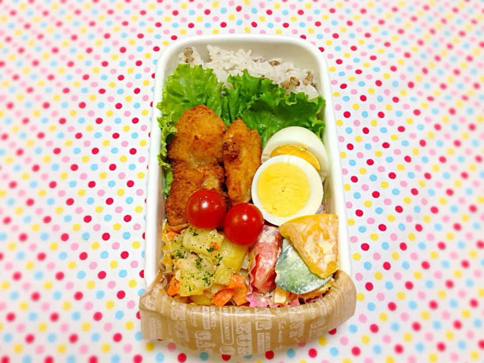 Snapdishの料理写真:チキンカツ弁当|ku-さん