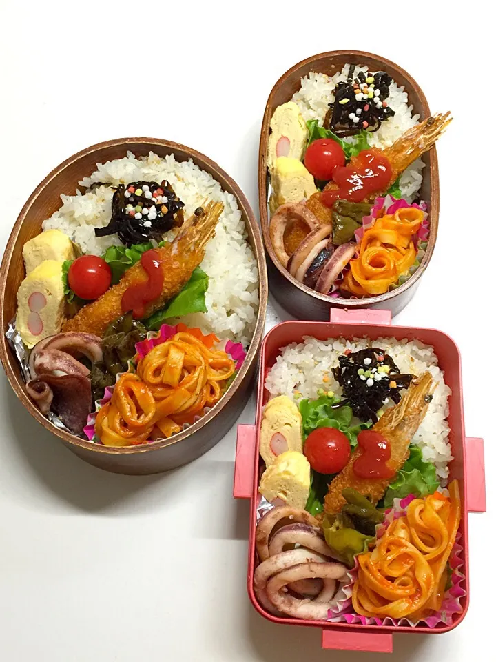 Snapdishの料理写真:海鮮弁当🍤|三姉妹のママさん