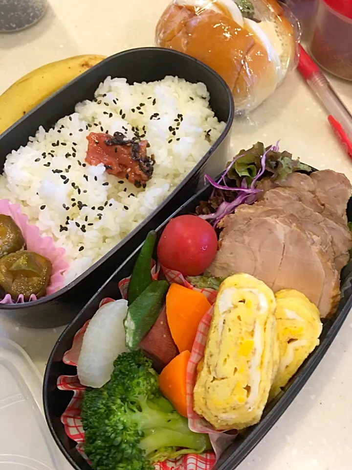 茹で豚山葵醤油弁当|大久保 掬恵さん