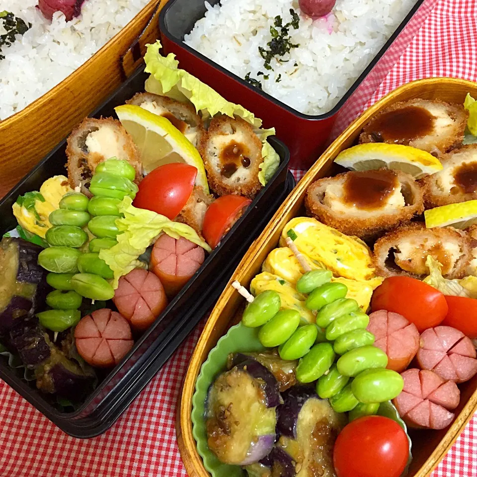 7/15 中学男子のお弁当&パパ弁|おおけいさん