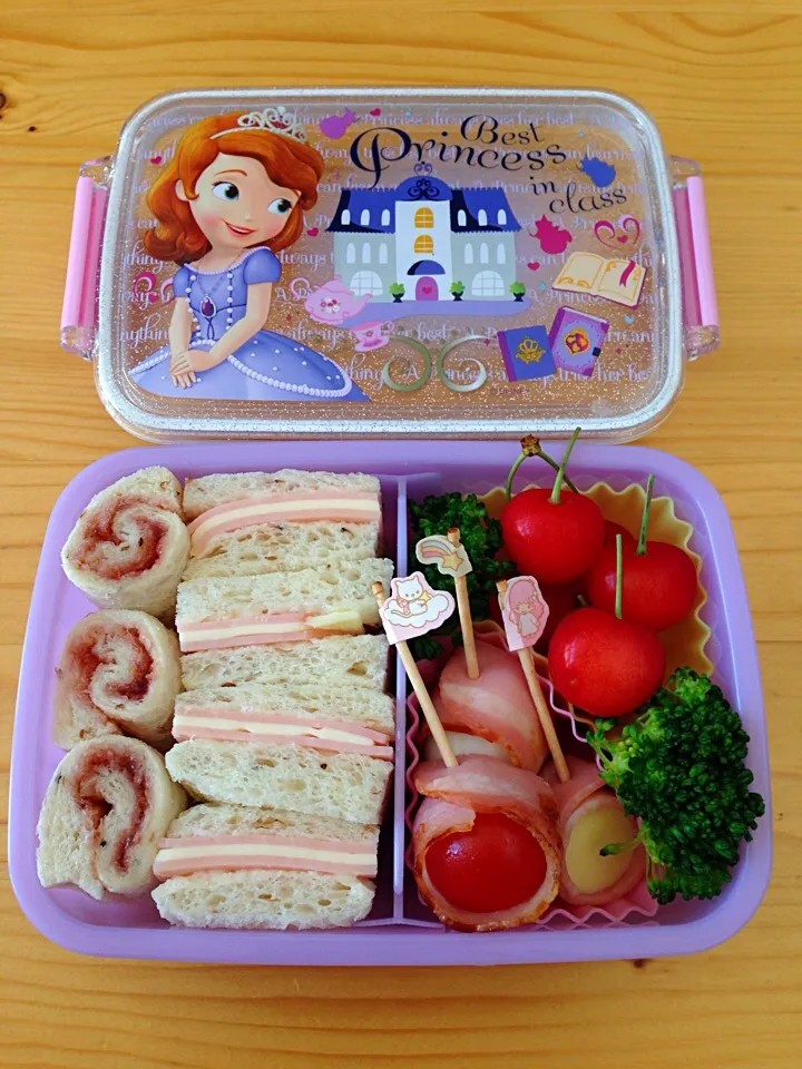 Snapdishの料理写真:7.15サンドイッチ弁当|まゆさん