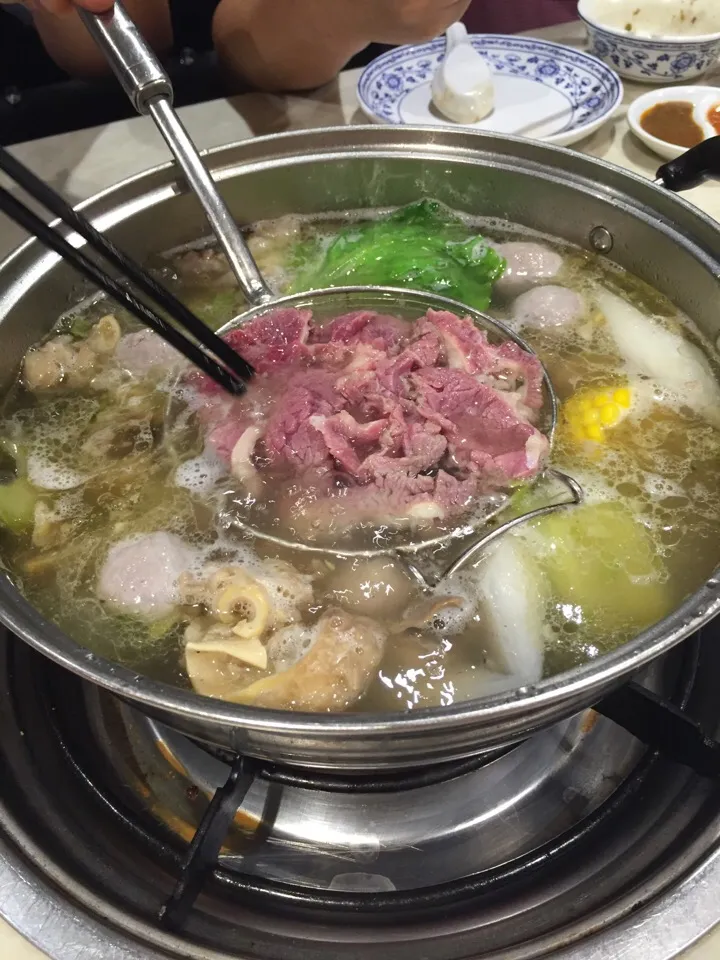 Snapdishの料理写真:潮汕牛肉火锅|haaaaaさん