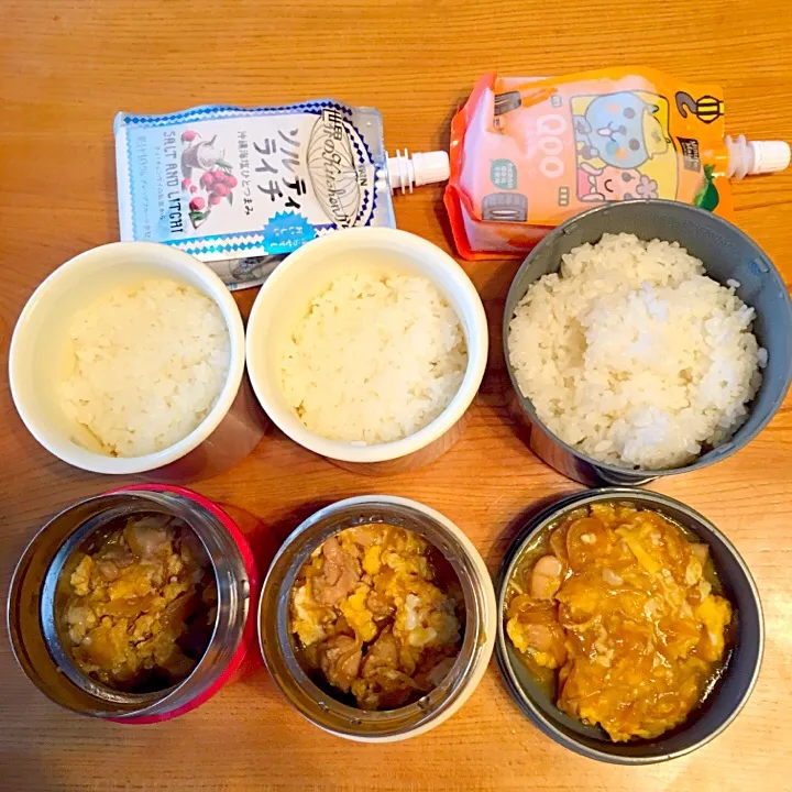 親子丼弁当 あったか|ツインズママさん