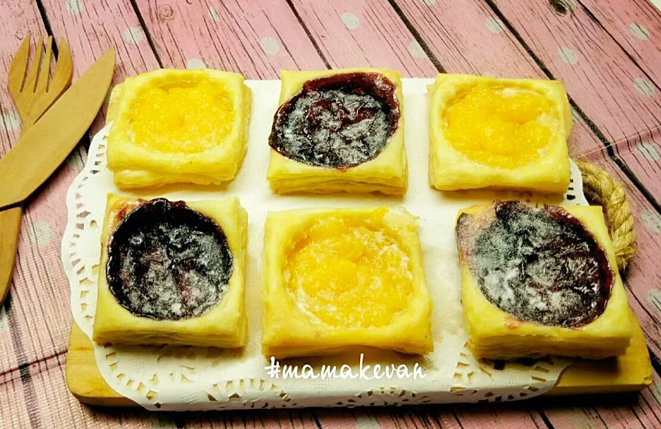 Pastry w/ Bluberry & Mango Jam 🍇|meilizaさん