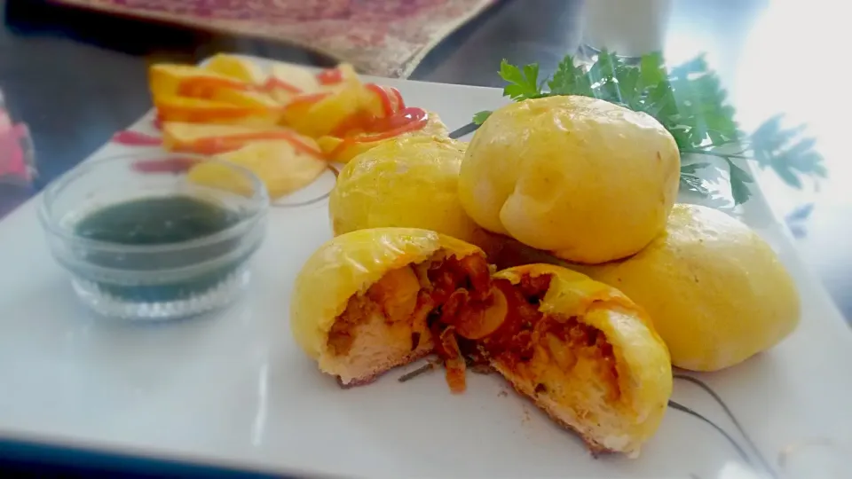 my little Pirozhki stuffed with mushrooms and beef 😀😀|ysmin926さん