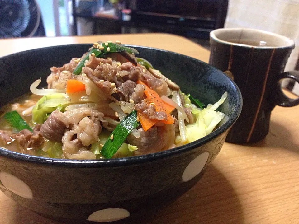 辛味噌野菜ラーメン|こんこんさん