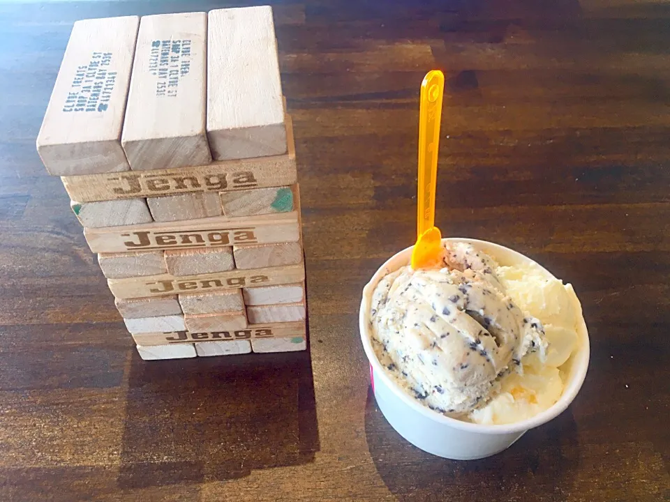 Jenga and icecream|luさん