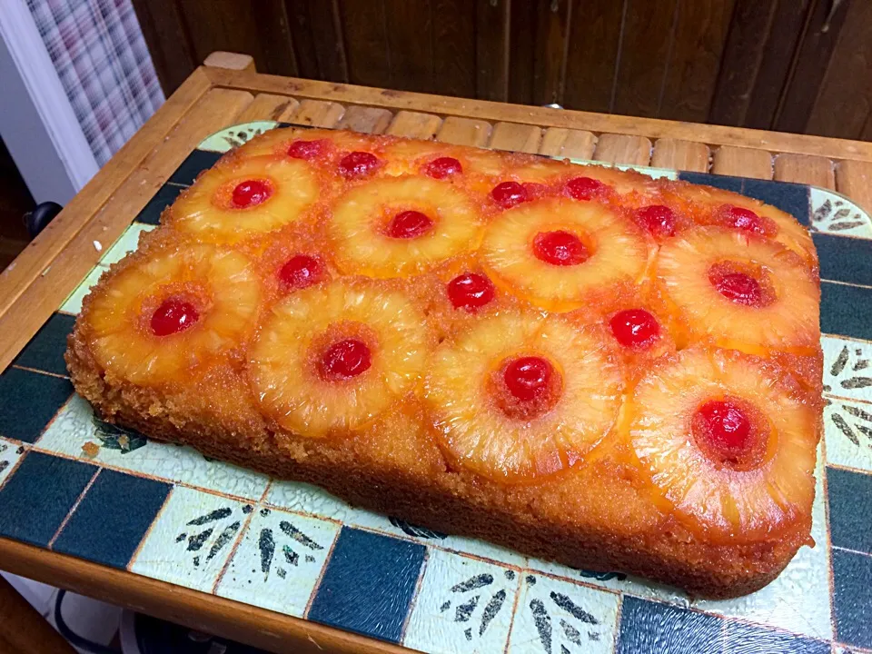 Pineapple Upside-down Cake 🍍|cassieさん