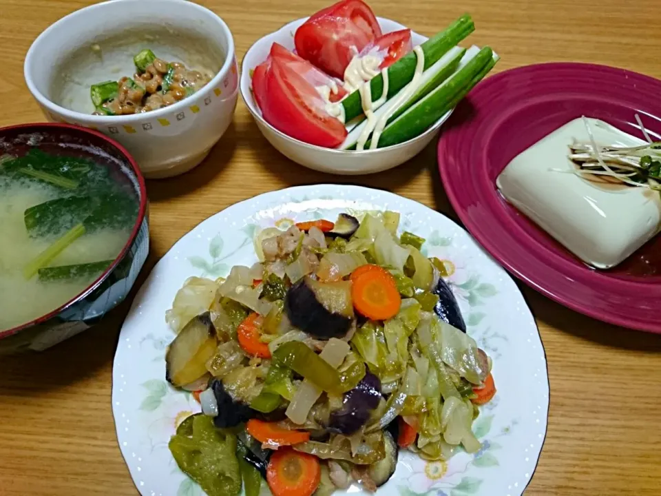 野菜炒め柚子こしょう味|Shinji Matsuokaさん