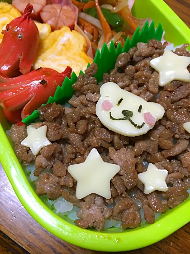 Snapdishの料理写真:本日のちびギャン弁当♡|00shellyさん