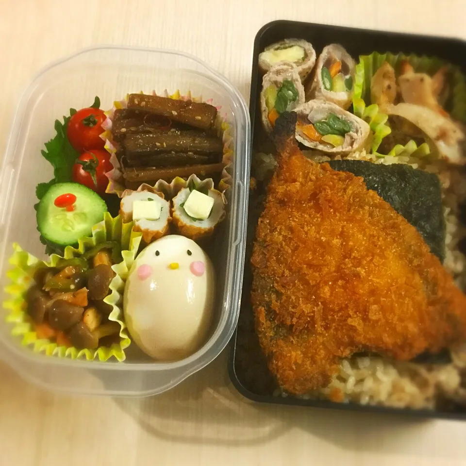 アジフライの海苔弁当|ゆきっちん(・8・)さん