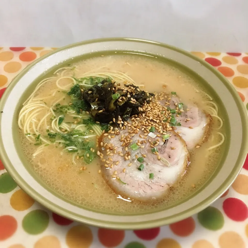 Snapdishの料理写真:高菜ラーメン|美也子さん