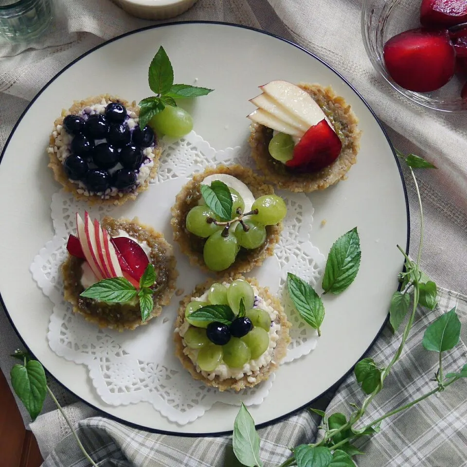 Vegan Fruit Tarts／ヴィーガン・フルーツタルトレット|まちまちこさん