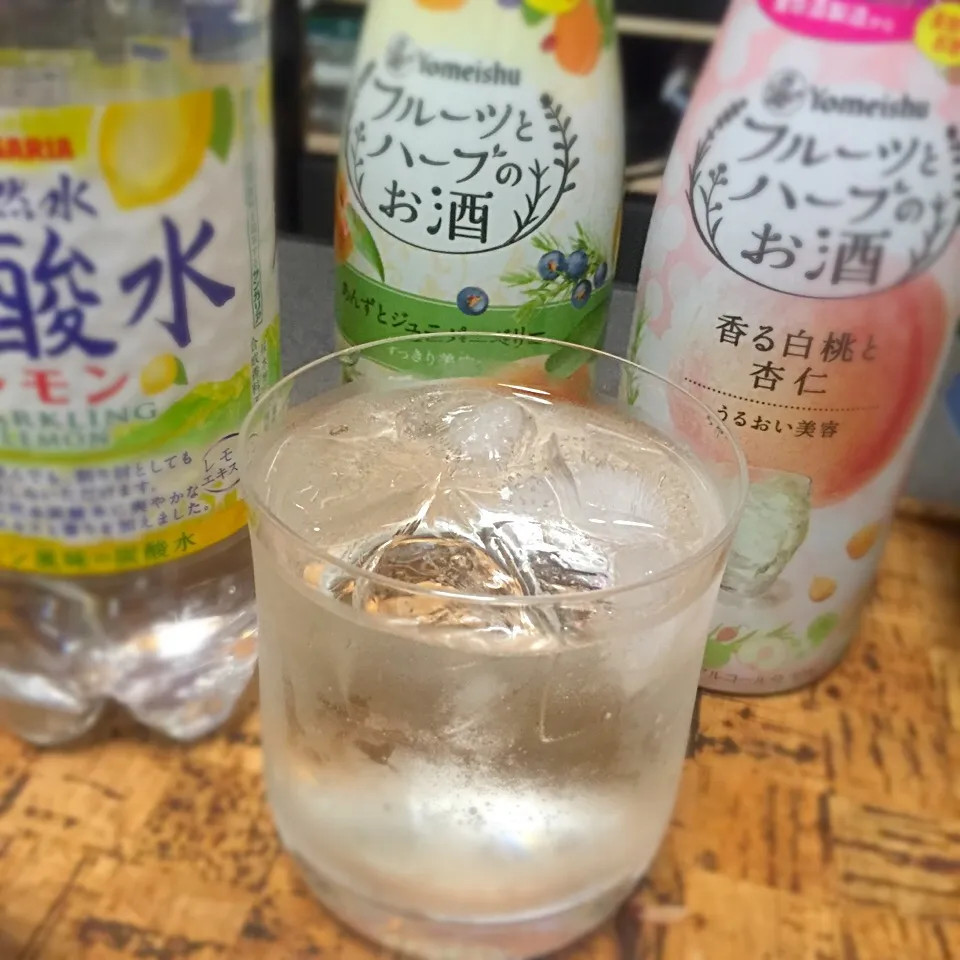 Snapdishの料理写真:またまたモニターでいただきました。通風の為、炭酸割りで…(笑)|にょんにいさん