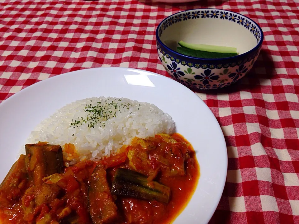 ナスのチキンカレー|Iwai Suzuki Shizukaさん