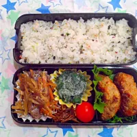 Snapdishの料理写真:2016.7.11  中学生男子弁当|＊jasmine＊さん