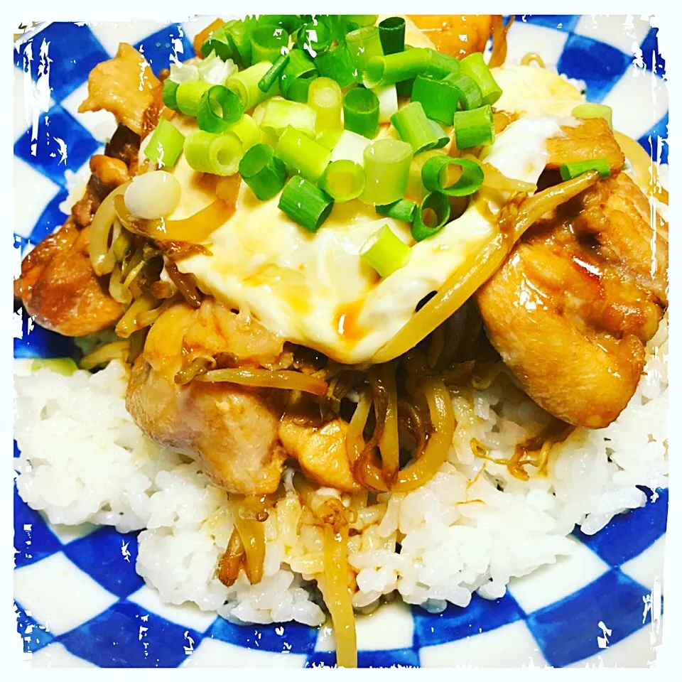 Snapdishの料理写真:鶏照り玉丼💥|Reikoさん