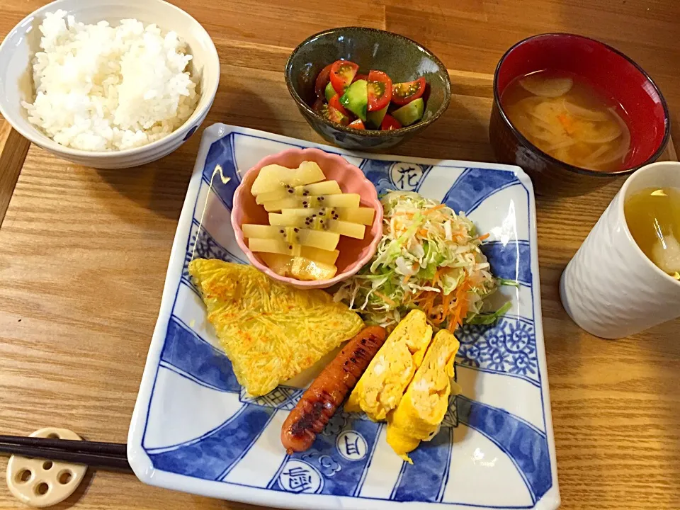 本日、朝ごはん。|さるばさん