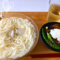 Snapdishの料理写真:夏野菜そうめん⭐️|ayumiさん