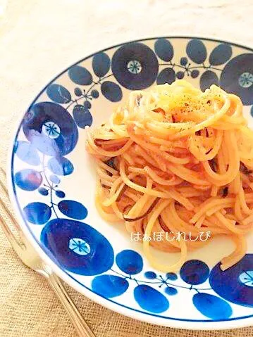 減塩♪トマトジュースで簡単！トマツナスパゲティ by はぁぽじ｜簡単作り方/料理検索の楽天レシピ|はぁぽじさん