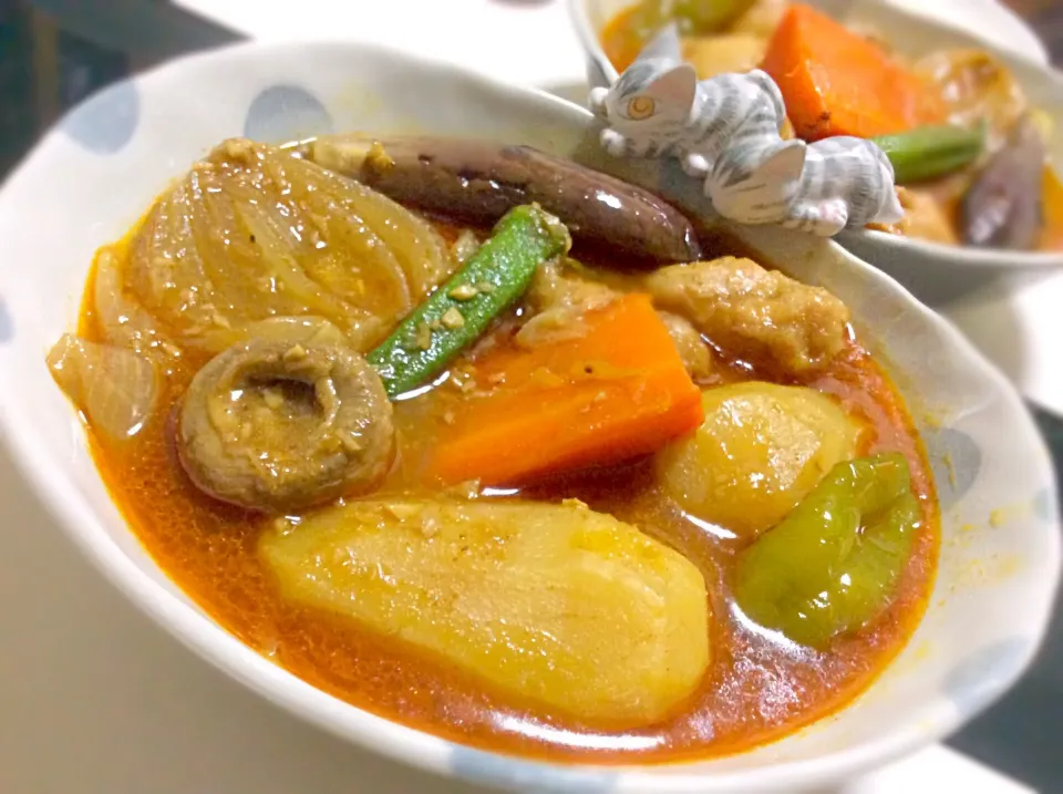 丸ごと野菜のスープカレー|Takeshi  Nagakiさん