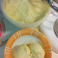 sea salt  ice cream with honey|Edible loveさん