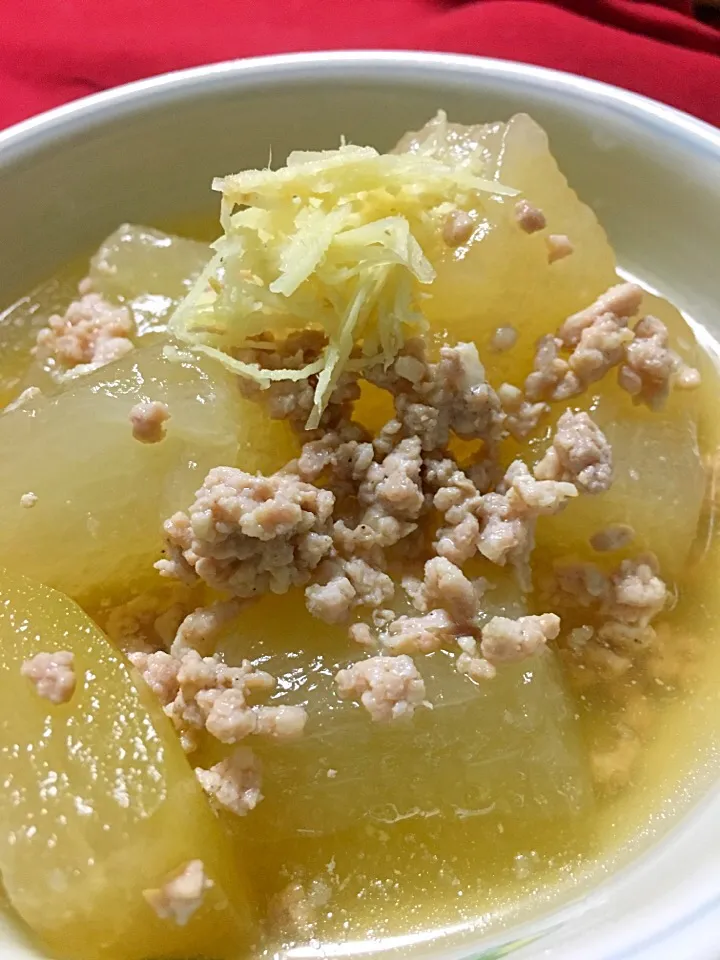 冬瓜と鶏みんちの冷やしたん✨ Winter melon & Minced chiken soup(cold), Osakan style.|yorikoさん