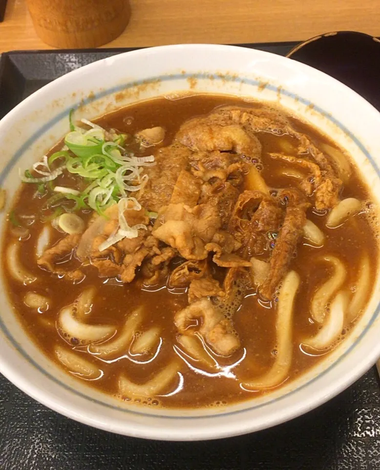 Snapdishの料理写真:ピリ辛 豚みそうどん|るみおんさん