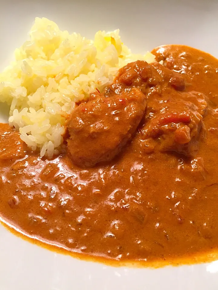 最近ハマり気味のバターチキンカレー😋簡単なのに美味しいなぁ|Tomomi Booさん