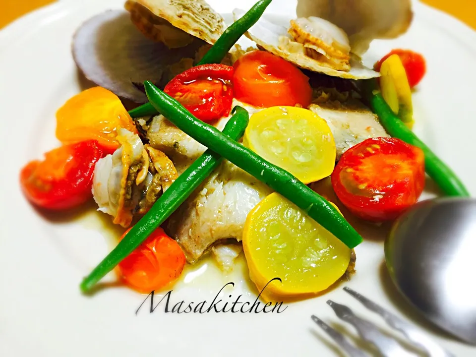 pesce all'acqua pazza|Masakiさん