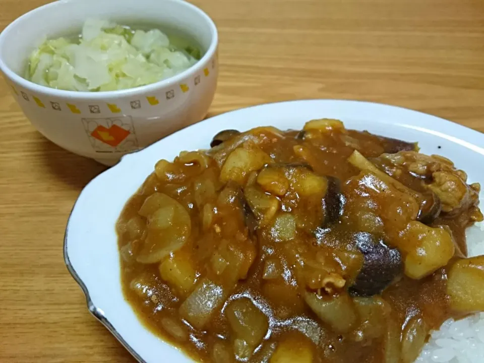 なすとしめじ入りカレー|Shinji Matsuokaさん