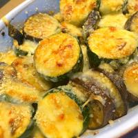 ズッキーニと茄子の味噌チーズ焼き