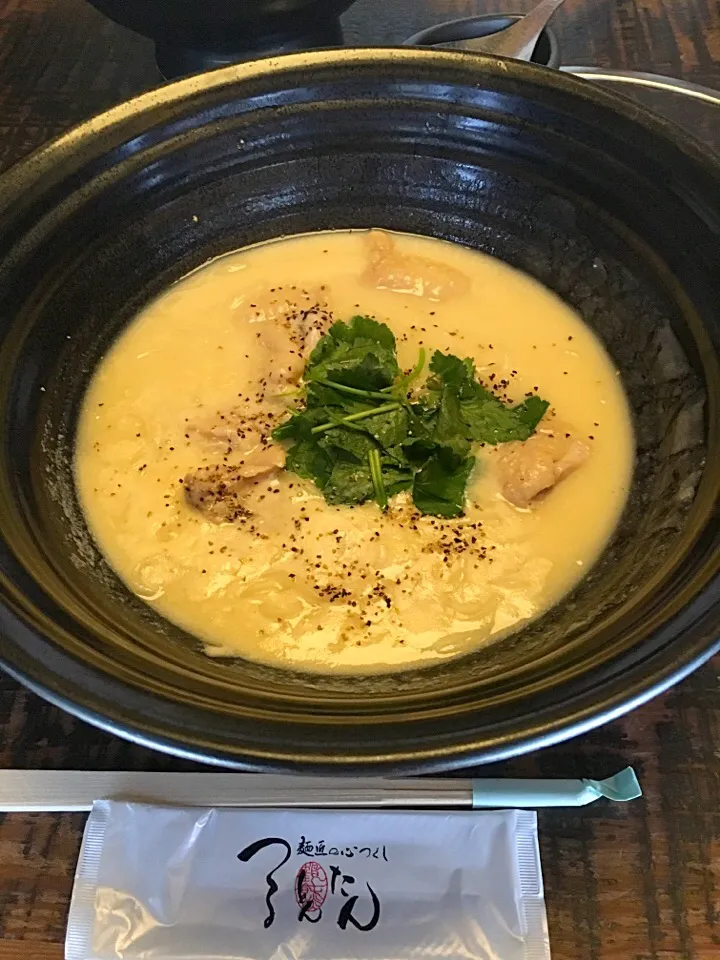 Snapdishの料理写真:今日のお昼はつるとんたん❤️クリームうどん❤️|acoyaさん