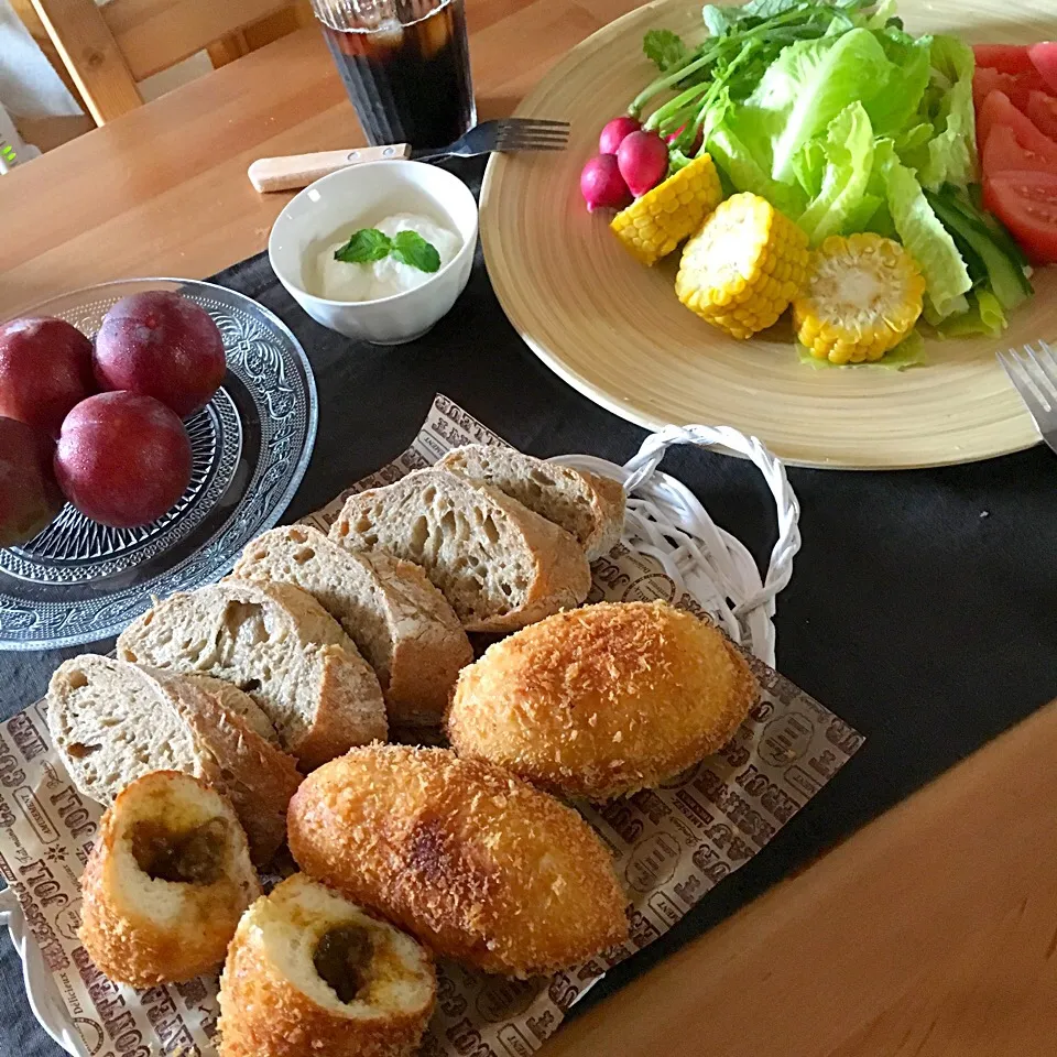 朝カレーパン🍞|ba.a.ba_キッチンさん