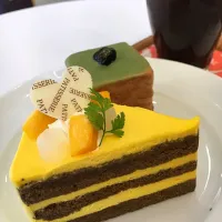 マンゴーのショートケーキともちっと白玉の四角いシュークリーム|kaarugottiさん