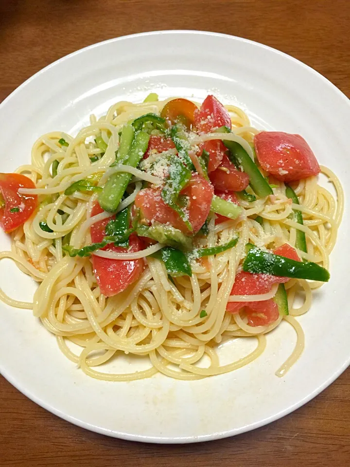 夏野菜の冷製パスタ✧*|Makiさん