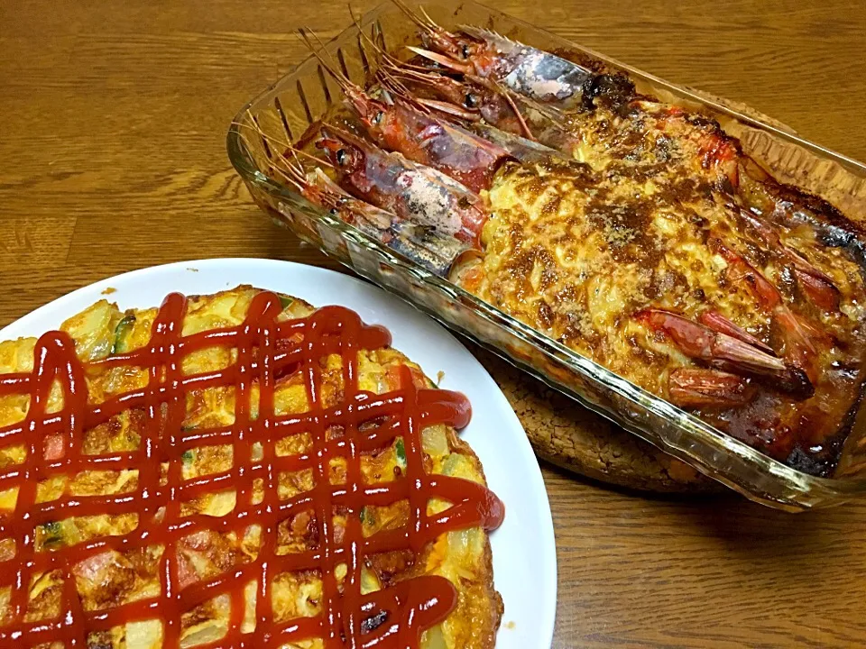 Snapdishの料理写真:スパニッシュオムレツ
エビのマヨネーズ焼き|Naomi.fさん