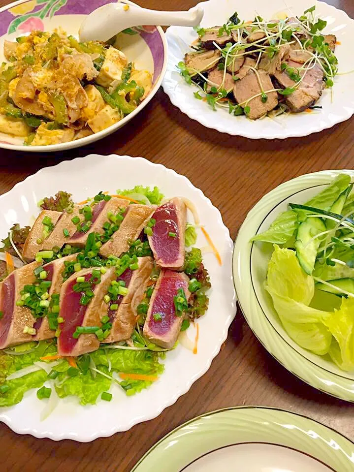 Roast beef and tataki katsuo|Mizz Palomaさん